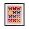 Stupell Industries Butterfly Species on Pink Framed Print Under Glass, design by LISH Creative